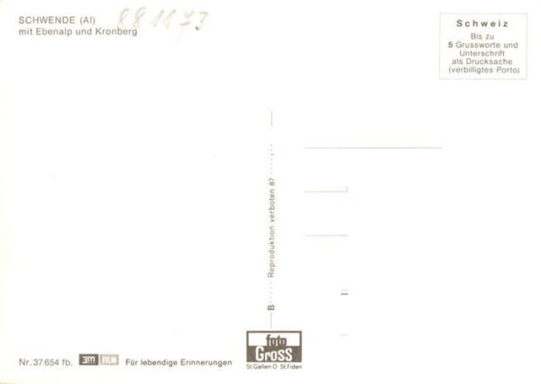 Schwende IR Panorama mit Ebenalp und Kronberg – Bild 2
