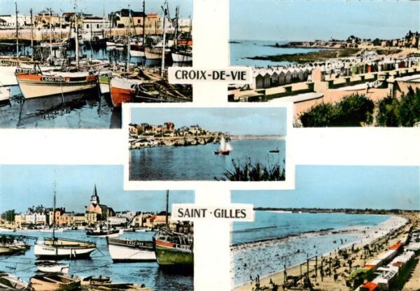 Croix-de-Vie Vendee 85 Vendee Vue partielle Saint Gilles La plage