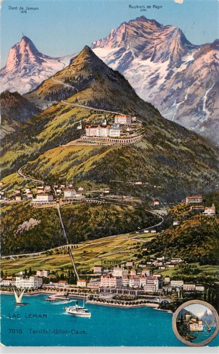 Territet Montreux VD Glion Caux Lac Leman