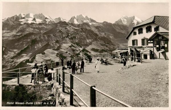 Niesen-Kulm 2362m BE Hotel Niesen Kulm