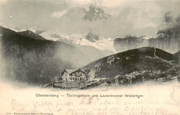 Obersteinberg Stechelberg BE Tschingelhorn und Lauterbrunner Wetterh