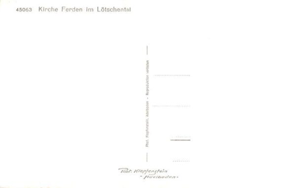 Ferden VS Kirche Ferden Inneres – Bild 2