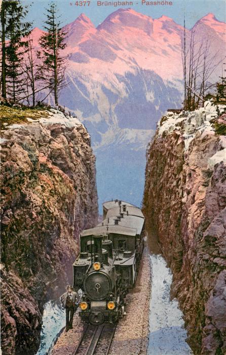 Grindelwald BE Brünigbahn Passhöhe