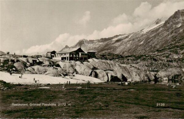 Grimsel Passhoehe Restaurant Grimsel Passhöhe