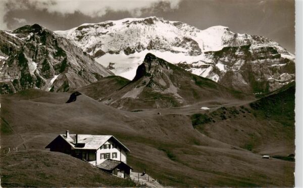 Adelboden BE Hahnenmoos Pass mit Wildstrubel