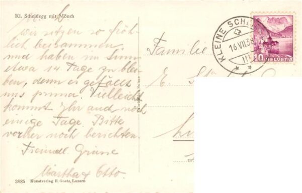 Kleine Scheidegg Interlaken BE mit Männlichen – Bild 2
