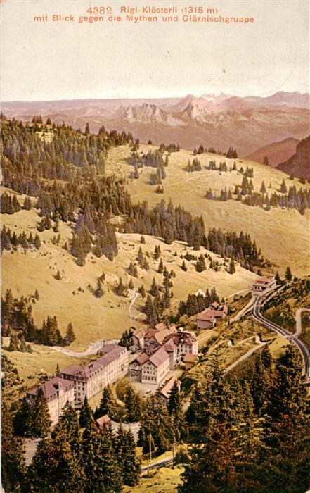 Rigi Kloesterli mit Blick zu den Mythen und Glärnischgr