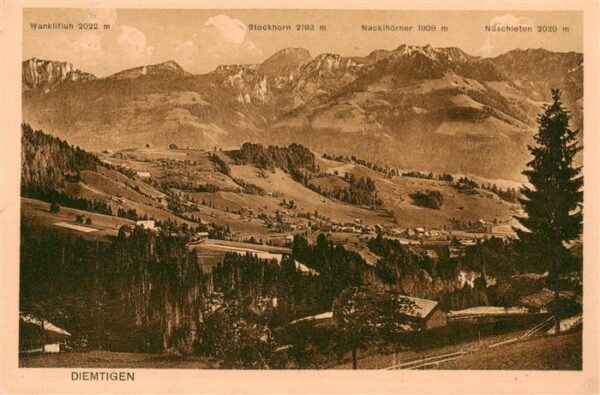 Diemtigen BE Panorama