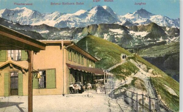 Brienz Brienzersee BE Rothorn Bahn Fischerwand Eiger Mönch Ju