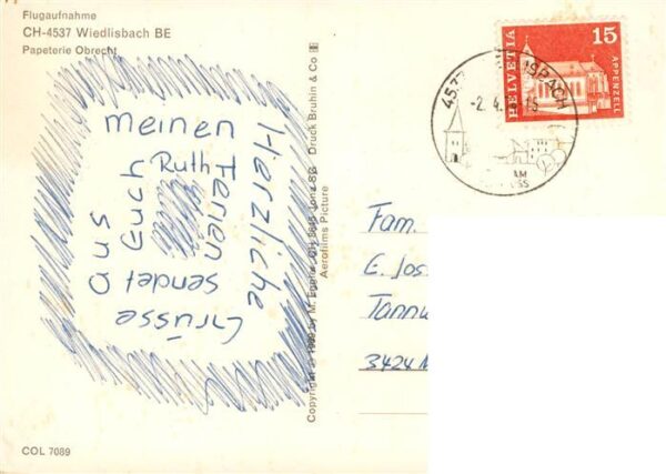 Wiedlisbach BE Fliegeraufnahme – Bild 2