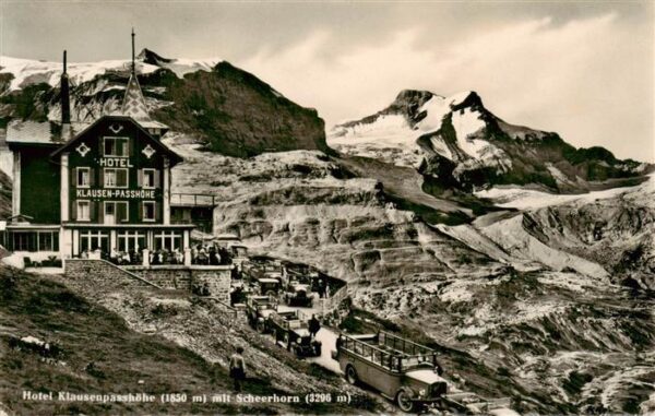Klausenpasshoehe Hotel Klausenpasshöhe mit Scheerhorn