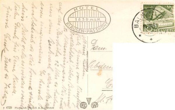 Klausenpasshoehe Hotel Klausenpasshöhe mit Scheerhorn – Bild 2