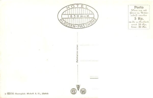 Klausenpasshoehe Hotel Klausen Passhöhe – Bild 2