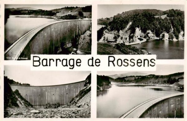 Rossens FR Barrage de Rossens Stausee Staumauer Pa
