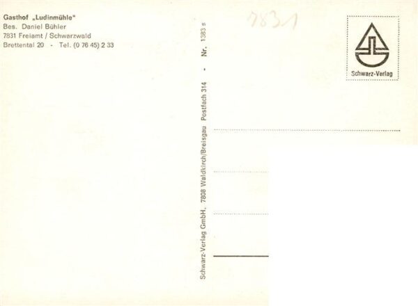 Freiamt St Gallen SG Gasthof Ludinmühle – Bild 2