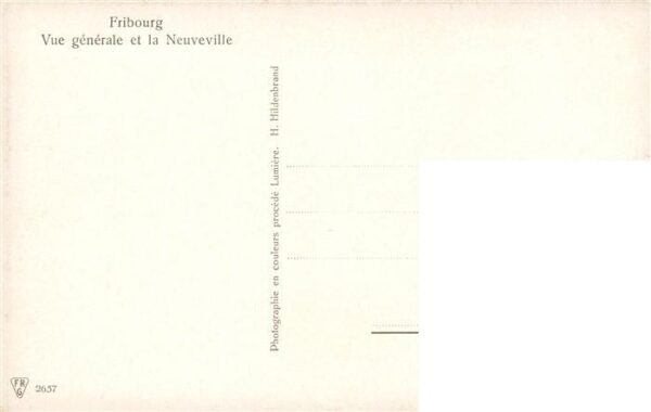 Fribourg  FR Vue générale et la Neuveville – Bild 2
