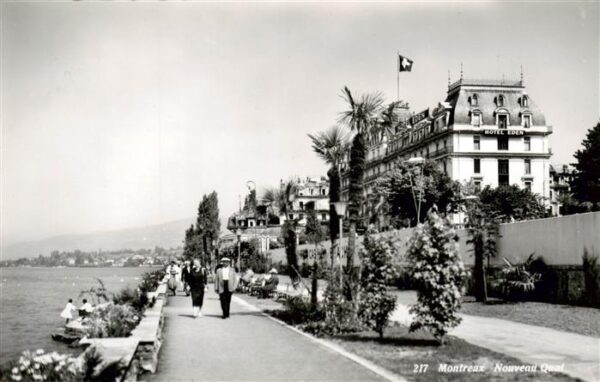 Montreux  VD Nouveau Quai Hotel Eden
