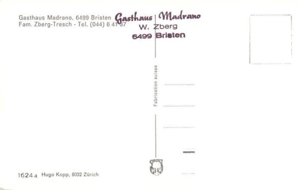 Bristen UR Gasthaus Madrano – Bild 2