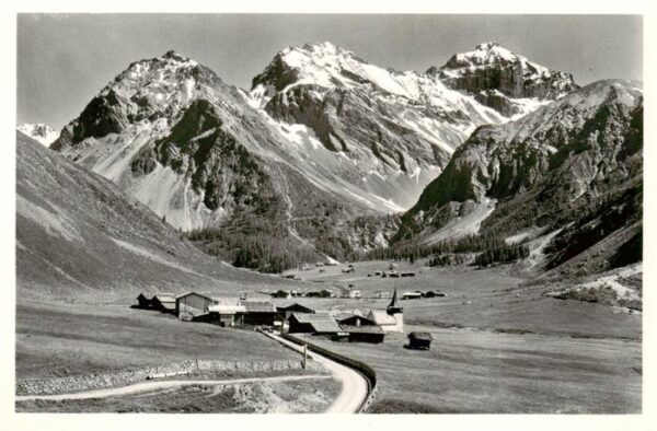 Sertig Davos GR Panorama Alpen