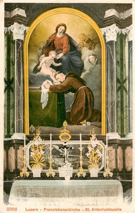 Luzern  LU Franziskanerkirche St. Antoniuskapelle