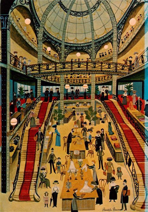 Paris 75 Galerie naifs et primitifs Künstlerkart