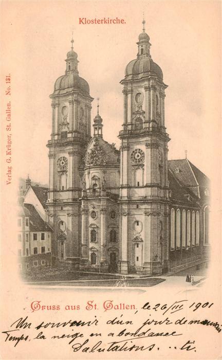 St Gallen SG Klosterkirche G.Krüger Nr 131