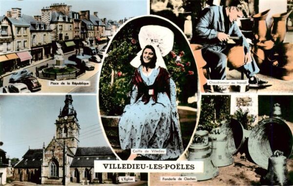 Villedieu-les-Poeles 50 Manche Place de la Republique Chaudronnier auf