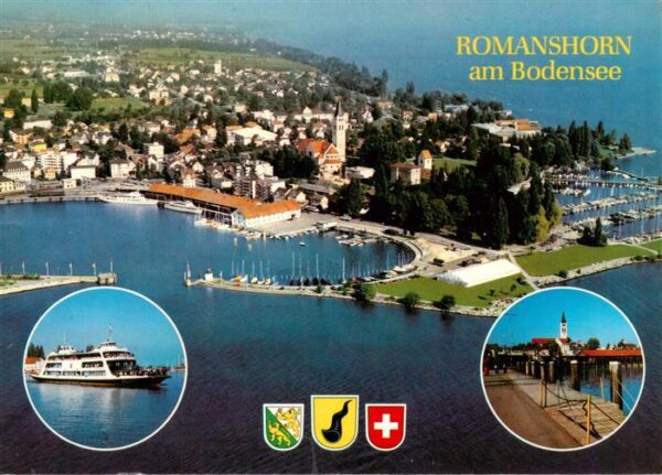 Romanshorn TG Hafen Luftaufnahme Fähre Bootsanleger
