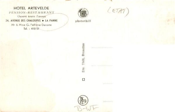 La Panne 06 Alpes-Maritimes Hotel Artevelde – Bild 2