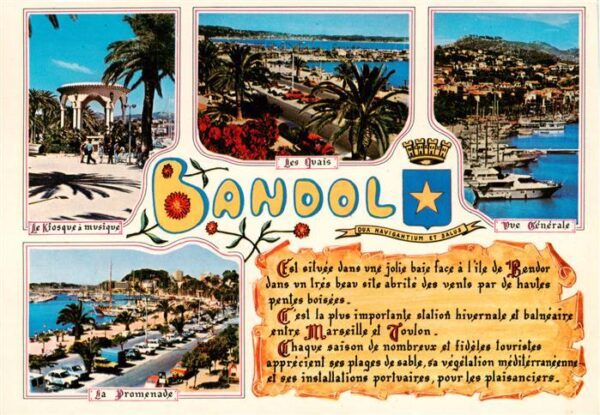 Bandol 83-sur-Mer Le Kiosque a musique Les Quais Vue gene