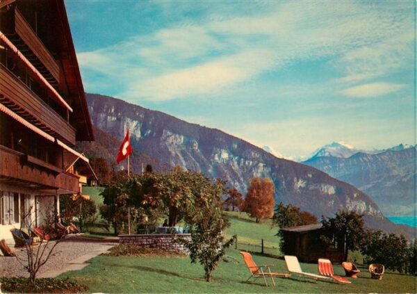 Sigriswil BE Hotel Pension Stettler am Thunersee Alp