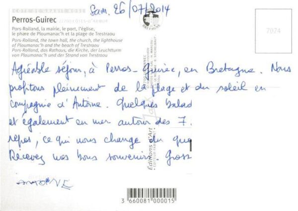 Perros-Guirec 22 Cotes-d Armor Teilansichten Strand Hafen Kirche Küste – Bild 2
