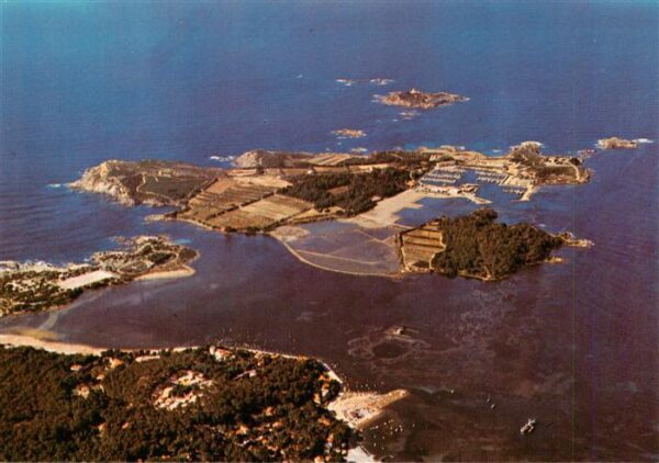 Le Brusc-sur-Mer 83 Var Vue aérienne du port de l Ile des Embie