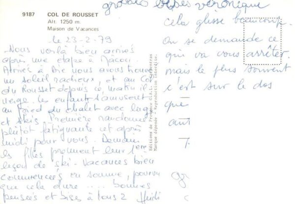 Col de Rousset 26 Drome Maison de Vacances – Bild 2
