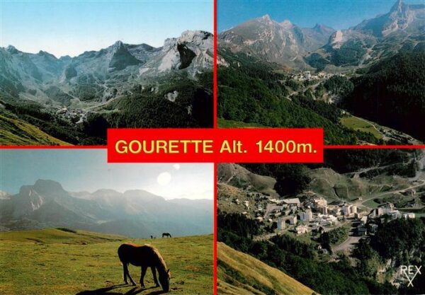 Gourette 64 Pyrenees-Atlantiques Dominee par le Pic du Ger Vue panoramiq