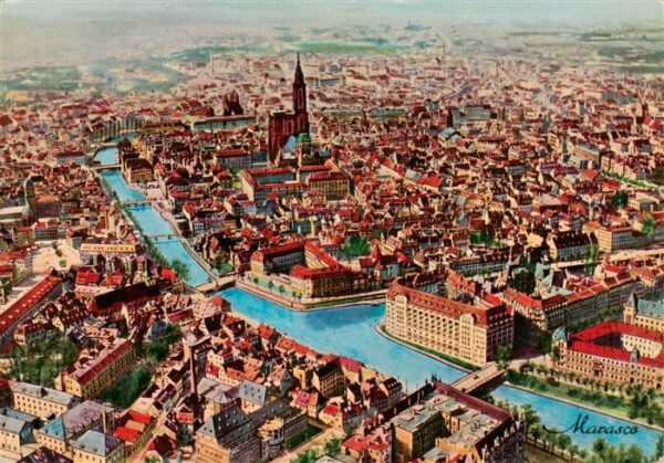 Strasbourg  Strassburg 67 Bas-Rhin Fliegeraufnahme