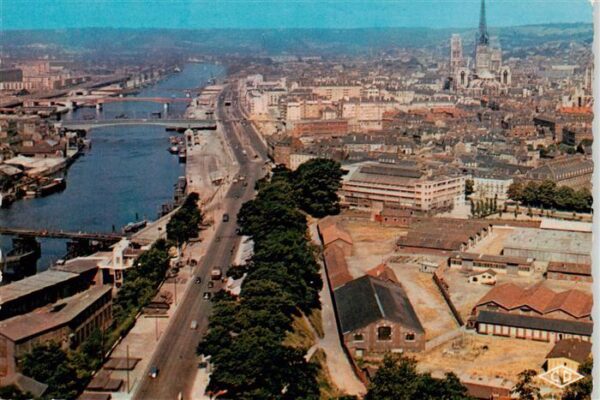 Rouen 76 Panorama sur la Ville Vue aerienne