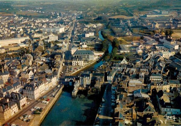 Landerneau 29 Finistere Vue generale aerienne