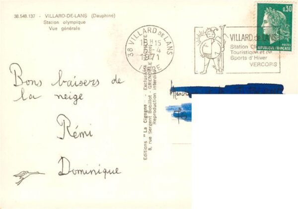Villard-de-Lans 38 Isere Station olympique Vue generale – Bild 2