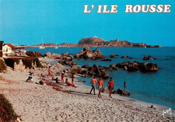 L Ile-Rousse 2B Haute-Corse Un aspect de la Page du Port et de l’Il