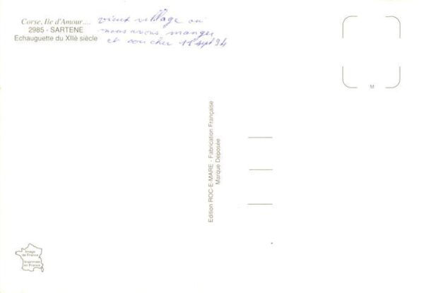 Sartene 2A Corse-du-Sud Echauguette du XIIe siecle – Bild 2
