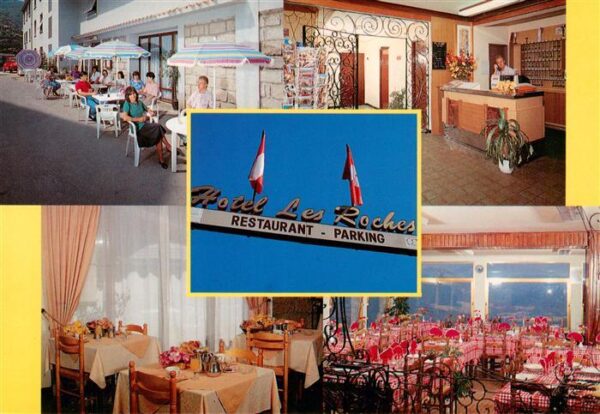 Sartene 2A Corse-du-Sud Hotel Restaurant Les Roches Gastraum Te