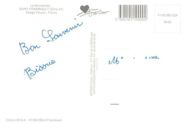 Saint-Fraimbault 61 Orne Village Fleurie Fleurs – Bild 2