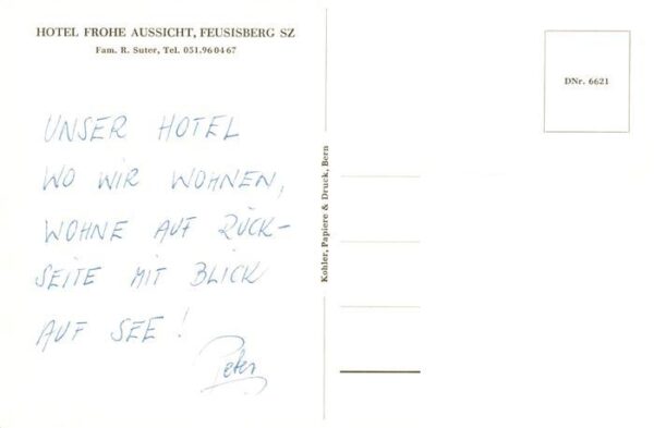 Feusisberg SZ Hotel Frohe Aussicht – Bild 2