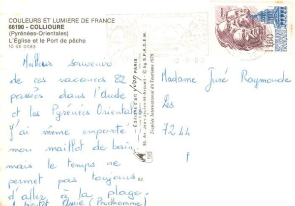 Collioure 66 Pyrenees-Orientales Eglise et le Port de peche – Bild 2