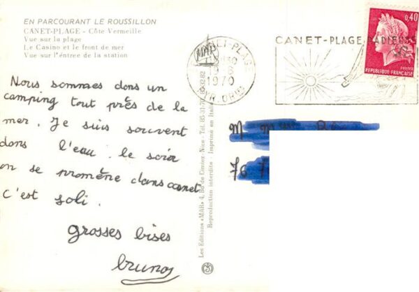 Canet -Plage 66 Pyrenees-Orientales Vue générale Hôtels Plage – Bild 2