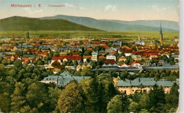 Muelhausen Elsass Totalansicht