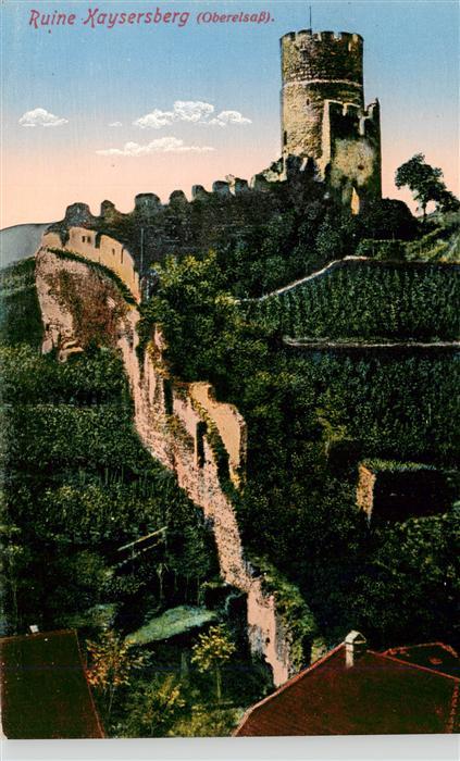 Kaysersberg 68 Haut Rhin Ruine Kaysersberg