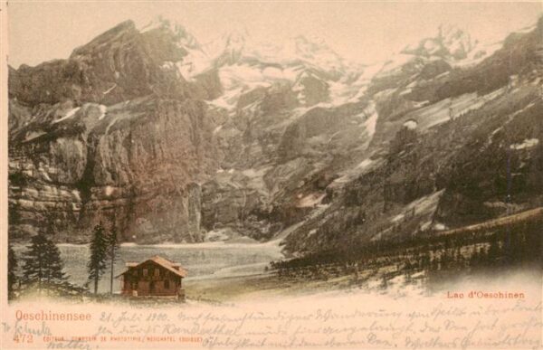 Oeschinensee Oeschinensee 1578m BE Panorama