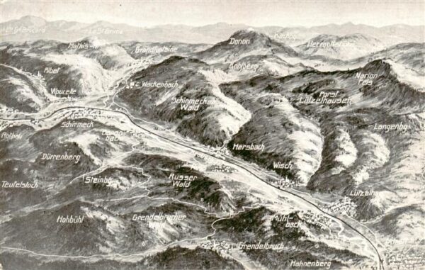 Vogesen Vosges Region Schlachtfeld in den Vogesen Unteres Bre